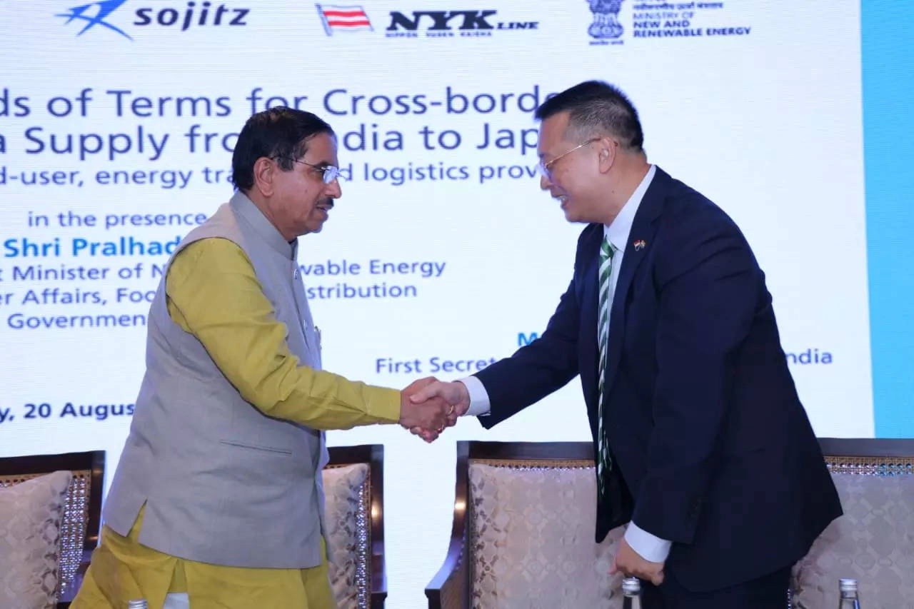 India signs first-ever green ammonia export agreement with Japan